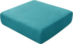 Diivanist istmepadja kate, diivanipadja katted, Stretch Velvet kate diivanipadja jaoks, elastsed diivanikatted, diivanipadja kate, kaitsev diivanikate (Teal, Chaise Longue)