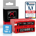 Baxxtar PRO NP-F970 aku (10500 mAh, 10A) koos Direct PD USB-C 20W sisse/v&auml;ljundiga ja USB-A 2A v&auml;ljundiga NP-F990 NP-F980 NP-F960 NP-F950 NP-F750 jaoks