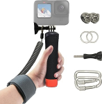 FitStill Waterproof Monopod Floating Hand Grip + Safety Hand Strap Rope for Go Pro Hero 13/12/11/10/9/8/7/6/5, DJI Osmo Action 5pro/4/3/2/1,Insta 360 X5/X4/X3/Ace Pro 2/Ace Pro