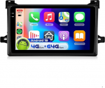 4G 64G VECHTEL 9-tolline Bluetooth autoraadio Toyota Prius Export 2015-2020 Carplay Android auto, Android 15, EQ, WiFi GPS, Mirror Link, RDS/FM raadio 2 DIN koos AHD tagurduskaameraga