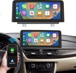 Autoraadio 10,25-tolline puuteekraan koos juhtmevaba Carplay ja Android autoga 2009-2015 BMW X1 seeria E84 jaoks koos CIC s&uuml;steemiga, tugi Mirrorlink, kaamera, navigatsioon