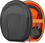 Geekria Shield Case &uuml;hildub Jabra Elite45h, Evolve275, Evolve265, Evolve255, Evolve250, Evolve230, asendav k&otilde;vakesta kaitsekott reisikandekott koos kaablihoidjaga (must)