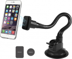 MacAlly MGRIPMAGXL - telefonihoidja ja auto tuuleklaasihoidja | Magnetiline hoidik ja tugev iminapad | 12-tolline kaela universaalne seadme suurus (Apple iPhone X 8 7 6 Plus | Android Pixel Samsung Galaxy)