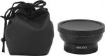 Qiilu Wide Angle Macro Lens, JSR-1156 Advanced 46 mm 0.45X Wide Angle Macro Lens, Suitable for All Camera Lenses with 46 mm Diameter