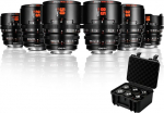 7artisans 10 mm/16 mm/25 mm/35 mm/50 mm/85 mm T2.1 Cine objektiivi S35 raami komplekt, mis &uuml;hildub Canon RF-S monteeringuga RED Komodo/Komodo X/Canon C70/R7/R50/R10 jaoks (must)