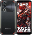 DOOGEE Blade10 Power v&auml;litingimustes kasutatav mobiiltelefon ilma lepinguta, 10300 mAh, 24GB + 256GB/TF 2TB v&auml;litingimustes kasutatav nutitelefon, veekindel, 50MP AI-kaamera, 6,6-tolline ehitusplatsi mobiiltelefon, kolm kaardipesa