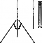 NEEWER Carbon Fibre Light Stand p&ouml;&ouml;ratavate jalgadega, 35 - 102-tolline kaasaskantav kerge fotostatiiv v&auml;lklambi valguse Softbox r&otilde;ngasvalguse jaoks Action Camera DSLR Streaming Recording 6.6 lb / 3 kg Max. Load, ST260C