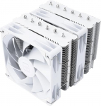 THERMALRIGHT Peerless Assassin 120 SE White V2 protsessorijahuti, TL-C12CW 120 mm PWM ventilaator, 1850 rpm, 6 soojusjuhtme toru, AMD AM4/AM5 ja Intel LGA 1700/1851 jaoks.