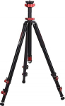 IFOOTAGE Gazelle TA6S, 65 inches/165 cm camera tripod, aluminium alloy video tripod, 3 sections with centre pole, max. load 13.2 lbs/6 kg, Canon, Nikon, Sony DSLR camcorder video photography