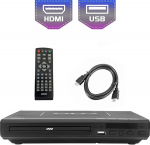 KCR DVD-m&auml;ngija telerile, DVD/CD/MP3 USB-port, HDMI- ja AV-v&auml;ljund (HDMI- ja AV-kaabel kaasas), kaugjuhtimispult