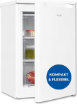Exquisit GS81-050C Freezer, Freezer, 85 Litres, 4-Star Freezer, Small, Compact, 2 Freezer Drawers, 1 Freezer, White