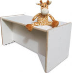 Eli -Kids p&ouml;&ouml;ratav laud/pink 4-in-1 | 4 k&otilde;rgust (17,5/22,5/38/78 cm) | Valge laminaat | Multifunktsionaalne lastetuppa ja elutuppa