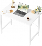 BEXEVUE Kirjutuslaud, 80 x 40 cm, v&auml;ike arvutilaud, kontorilaud &otilde;ppet&ouml;&ouml;ks, magamistoas, t&ouml;&ouml;stusdisain, metallist raam, puidust arvutilaud koju ja kontorisse