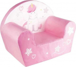 Fun House Klubitool lastele Unicorn Pink | L 52 x B 33 x K 42 cm | P&auml;ritolu Prantsusmaa garanteeritud | Optimaalne mugavus | Lastetoasari Unicorn | Ohutus | Kingiidee alates 12 kuust