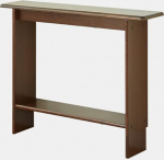 Konsolentisch, Eingangstisch aus Holz, schmaler Sofatisch, Tisch hinter der Couch, moderner Akzenttisch, Flurtisch f&uuml;r Foyer, Wohnzimmer (braun, 100 x 20 x 75 cm)