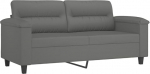 359563 2-kohaline diivan tumehall 140 cm mikrofiiberkangast
