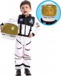 Astronaut NASA piloodi kost&uuml;&uuml;m koos liikuva visiiri kiivriga lastele, poistele, t&uuml;drukutele, kosmosekost&uuml;&uuml;m, rollim&auml;ngu riietus Halloweeni, peo, Cosplay, kooliklasside, lavaetenduse jaoks.