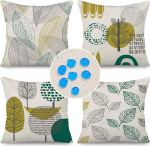 Cirzone Outdoor padjad ilmastikukindlad 45 x 45 cm, 4 dekoratiivpadja komplekt, diivanipadjad elutuppa, aeda, r&otilde;dule