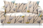 Fashion Life Sofa Covers 1/2/3 Seater Elastic Sofa Throw Floral Pattern Protective Cover Polyester Multifunctional Couch Cover Home Decor for All Season