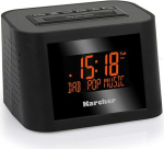 Karcher DAB 2420 DAB+/UKW Stereo-Radioalarm kell dimmbares Display Dual-Alarm
