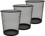 3 tk kontori metallist pr&uuml;gikasti, 12 L metallist pr&uuml;gikast, must &uuml;mmargune pr&uuml;gikast, pr&uuml;gikast, paberkopp magamistubadesse, kontoritesse ja klassiruumidesse