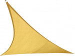 Coolaroo Coolhaven Shade Sail 95% UV-blokeeringu varju ja p&auml;ikesekaitse Medium 30cm kolmnurk koos riistvarakomplektiga - Sahara Tan