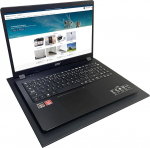 EMF s&uuml;learvuti kandik - ELF ja RF varjestus arvutid, tahvelarvutid, telefonid, must (12" x 16")