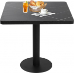 Mingone Square s&ouml;&ouml;gilaud 80 x 80 cm, must marmorist k&ouml;&ouml;gilaud, MDF lauaplaat ja metallist raam, k&ouml;&ouml;ki, s&ouml;&ouml;gituppa, r&otilde;dule, elutuppa.