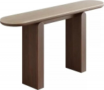 Bauernhaus-konsolentisch, Konsolentisch Schmal f&uuml;r Hinter Dem Sofa mit Gesinterter Steinplatte, Einfache Montage f&uuml;r Flur, Wohnzimmer Und Eingangsbereich(Brown,120cm/47in)