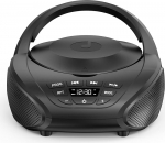 Gueray CD-m&auml;ngija Boombox Bluetooth kaasaskantav CD-m&auml;ngija Stereoraadio koos FM-raadio Stereok&otilde;lariga USB & AUX sisend & k&otilde;rvaklapipordid LCD-ekraaniga Kaugjuhtimispult