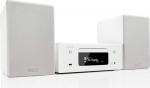 Denon CEOL N-10 kompakts&uuml;steem, HiFi-v&otilde;imendi, CD-m&auml;ngija, internetiraadio, muusika voogedastus, HEOS Multiroom, Bluetooth & WLAN, AirPlay 2, Alexa &uuml;hilduv, 2 optilist TV-sisendit, koos k&otilde;lariga, valge v&auml;rvi