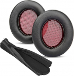 ACCOUTA Premium Asendusk&otilde;rvapadjad Pehmema valgu nahaga ja m&auml;luvahuga &uuml;hilduvad Teufel Real Blue/Real Blue NC/Real Pure (2020) Stereok&otilde;rvaklappide k&otilde;rvapadjadega.