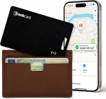 TRACKCARD&reg; Air Tag kaart kaardivormingus rahakoti jaoks | Laetav, nutikas ja veekindel | &Uuml;hildub Apple Where Is (iOS) Bluetooth j&auml;lgimiskaardiga rahakoti, passide ja pagasi jaoks.