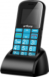 artfone Big Button mobiiltelefon eakatele, lihtne kasutada lukustamata vanemate mobiiltelefon, SIM-vaba lukustamata vanemate mobiiltelefon SOS h&auml;daabinupuga, 1400mAh suur aku - sinine