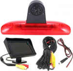 HD Transporter tagurduss&uuml;steem Piduritulede tagurduskaamera katuse kaamera parkimiskaamera, mille nurk on reguleeritav &uuml;hilduv Fiat Ducato 244 Box/Peugeot Boxer/Citroen Jumper Relay/Scudo/Peugeot'ga