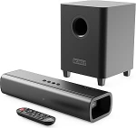 MAJORITY Naga 40 Plus Soundbar TV-seadmetele, 200 W 2.1 helis&uuml;steem, Bluetooth Soundbar koos subwooferiga, heliriba, HDMI ARC, seinale paigaldatav, kodukino helis&uuml;steem, sisaldab kaugjuhtimispulti
