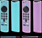 Schutzh&uuml;lle f&uuml;r Fernbedienung, freundliches Silikon-Material, sturzsicher, staubdicht, waschbar, mit Umh&auml;ngeband, 2 St&uuml;ck