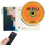 Kaasaskantav mini CD-m&auml;ngija, 4000mAh seinale paigaldatav CD-m&auml;ngija Bluetooth HiFi k&otilde;lariga, kaugjuhtimispult, k&otilde;rvaklappide pesa, U-ketta/AUX tugi koju, Kpop Lover, autosse, lastele