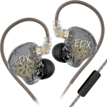 Keephifi KZ EDX Lite IEM - Super Bass In-Ear k&otilde;rvaklapid eemaldatava professionaalse OFC-kaabliga (koos Micro)