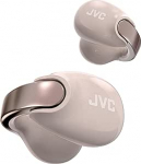 JVC Nearphones HA-NP1T-PN K&otilde;rvaklappide disain - P&auml;rlmutter juhtmevabad k&otilde;rvaklapid Mugav istuvus Multipoint &uuml;hendus Bluetooth 5.3 ja kuni 24 tundi kestev aku - Pearl Edition Sand Peach