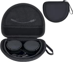 Sony MDR-ZX110 / MDR-ZX110NC / MDR-ZX310AP / MDR-ZX110AP / ZX seeria kokkupandavate k&otilde;rvaklappide jaoks sobiv k&otilde;va kaitsekott (must)