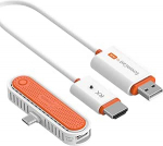 j5create ScreenCast Mini Duo Type-C juhtmevaba HDMI saatja ja vastuv&otilde;tja, Plug & Play 1080p@60Hz, madal viivitus, 5G+2.4G v&auml;ljund striimimiseks nutitelefonilt/tahvlilt telerisse (JVAW60)