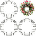 J&otilde;ulup&auml;rja r&otilde;ngad Metallist traat p&auml;rg raam j&otilde;ulup&auml;rja k&auml;sit&ouml;&ouml; p&auml;rg alus t&auml;nup&uuml;ha Halloween pulmaraam p&auml;rg k&auml;sit&ouml;&ouml; tarvikud (16 tolli)