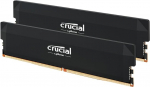 Crucial Pro CP2K32G60C40U5B DDR5 RAM Kit (2x32GB) 6000MHz CL40, Overclocking Gaming, Intel XMP 3.0 / AMD Expo, PC Computer Memory Black