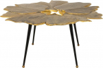 riess-ambiente.de Decorative Coffee Table Ginkgo 95 cm Gold Black Handmade Metal