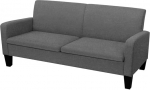 ZEYUAN 3-Seater Sofa 180 x 65 x 76 cm Dark Grey, Sofas & Couches, Couch, Sofa, Living Room, Sofa for Teenager's Room, Relaxation Sofa, Sofa for Bedroom, Upholstered Sofa, 244712