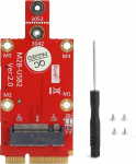Annadue M.2 to PCI E adapteri konverter, Dual Nano SIM-kaardi pesa koos kruvikeeraja komplektiga, toetab 5G/4G/3G traadita moodulit lauaarvutile / s&uuml;learvutile