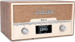 DENVER MDA-525LW Retro raadio HiFi s&uuml;steem - DAB+ ja FM raadio - CD m&auml;ngija - Bluetooth - USB port - AUX sisend - &auml;ratuskellafunktsioon - kompaktne stereos&uuml;steem heledas puidust disainis.
