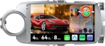 MSD Android 15 autoraadio Toyota Yaris GRMN (2012-2017) | 4G + 64G, Octa-Core - GPS navigatsiooniradio | CarPlay Android autojuhtimisseade Dual Band WiFi DSP DAB | Tagurduskaamera | 2 DIN 9