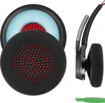 Geekria asendusk&otilde;rvaklapid Plantronics Voyager Focus UC B825, Voyager 4210/4220/4310UC/4320UC, Blackwire C5200/C5210/C5220/7225, Backbeat Sense k&otilde;rvaklappidele.